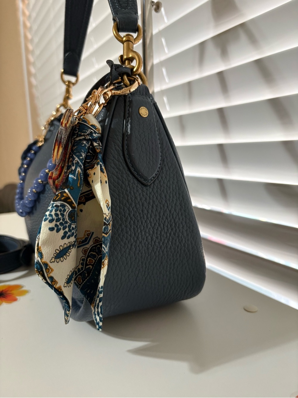 Coach Cary In Blue Denim Color✨ - Picture 3 of 10